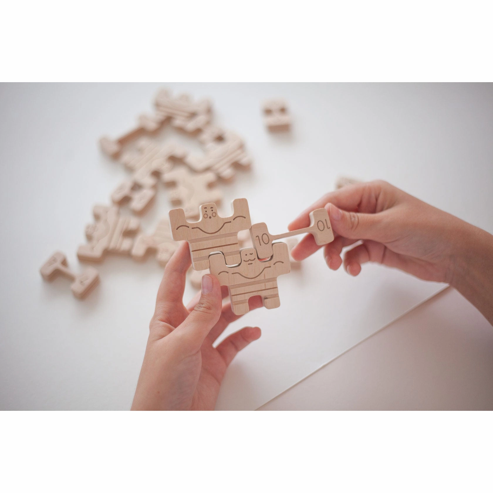babai Wooden Constructor "Circus Athletes"