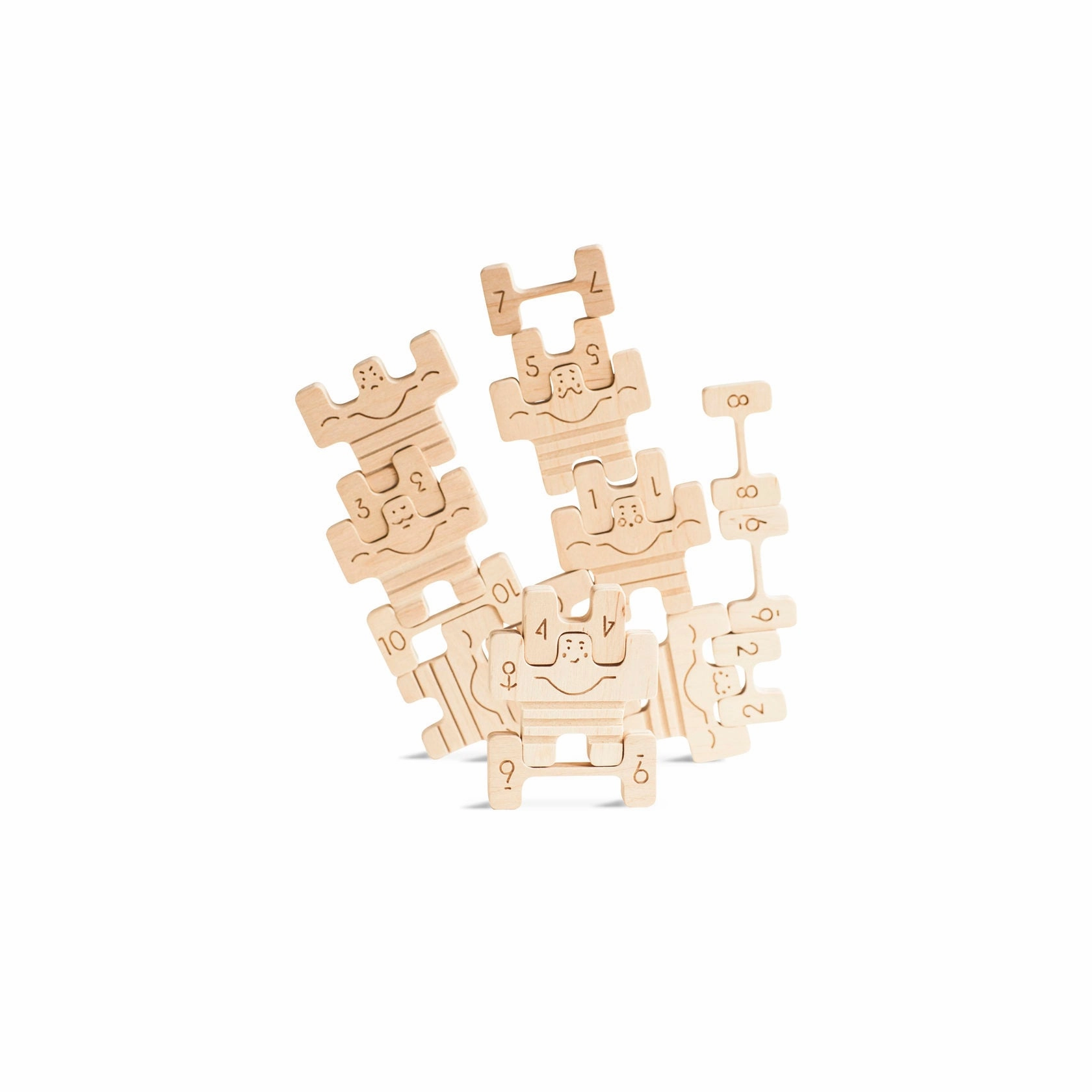 babai Wooden Constructor "Circus Athletes"