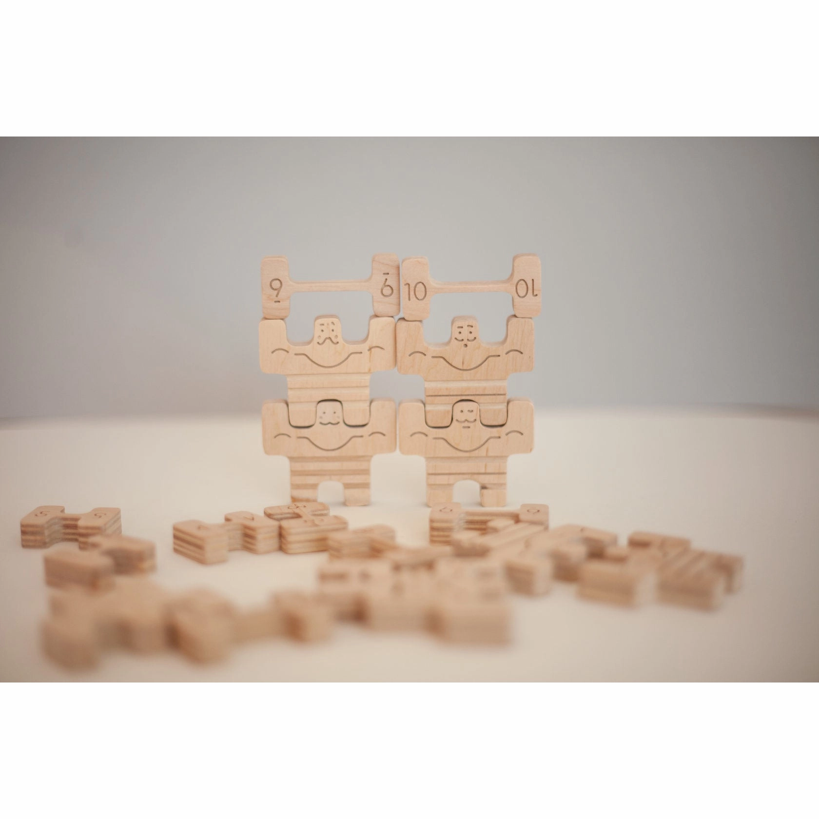 babai Wooden Constructor "Circus Athletes"