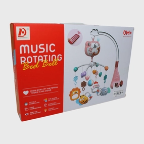 Baby Crib Mobile with Musical, Night Light & Moon Star Projector