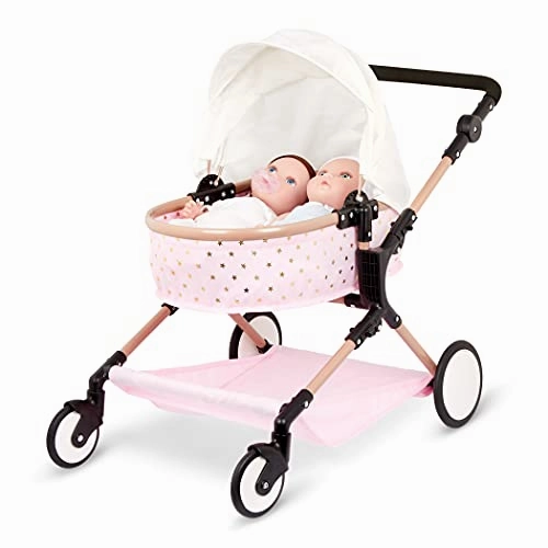 Baby Doll Double Stroller Babi 14"