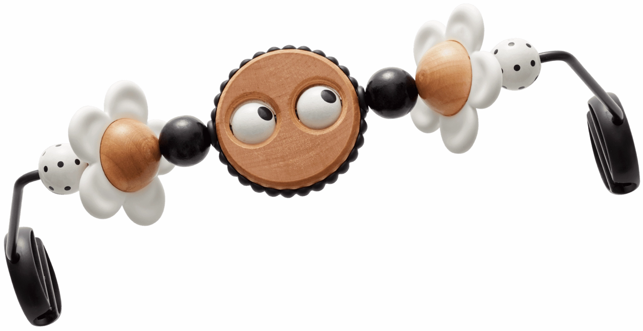 Babybjrn Toy For Bouncer Googly Eyes Black & White