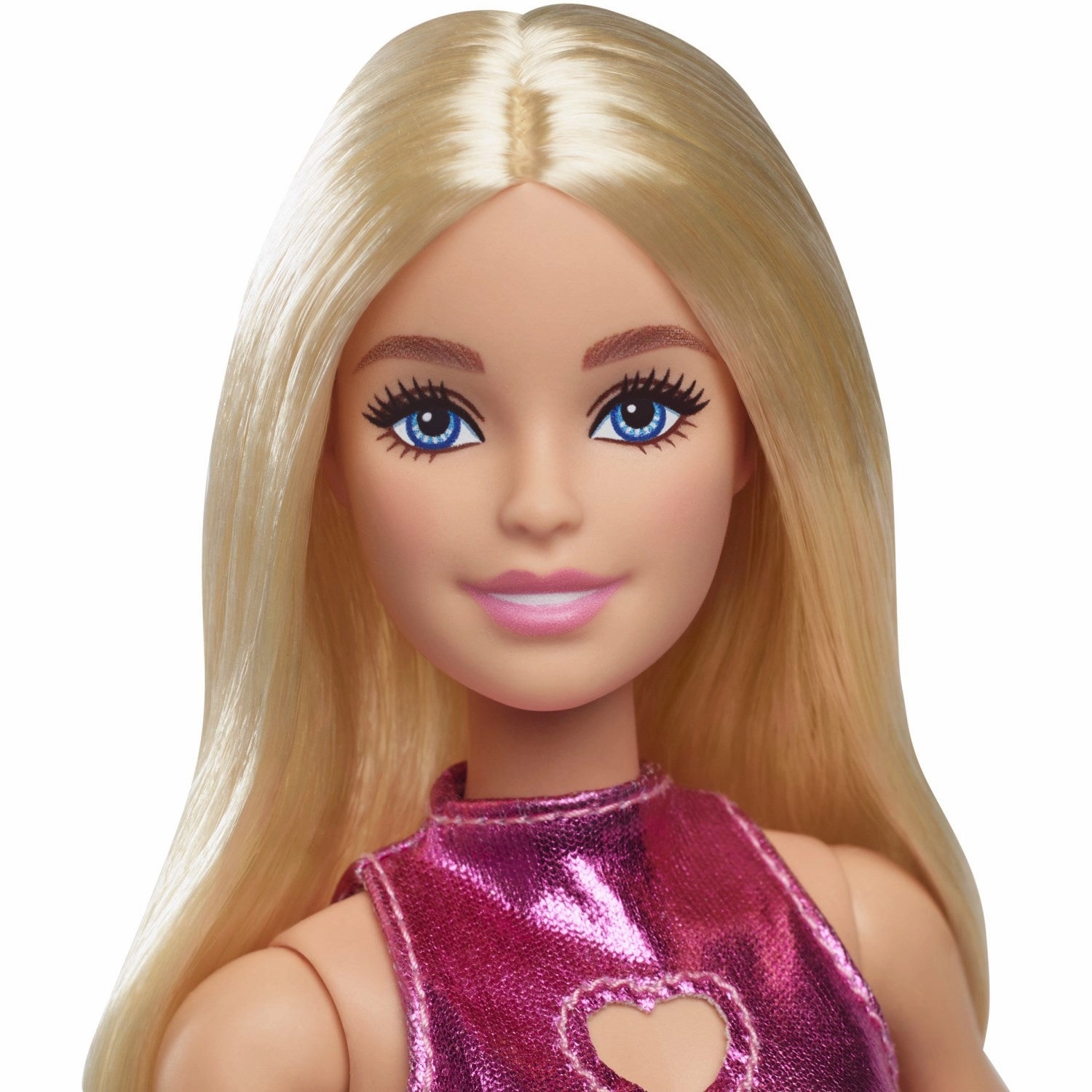 Barbie? Fashionista Doll Pink Dress Heart Cutout