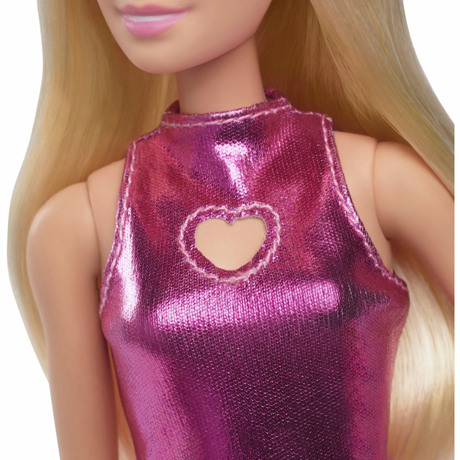 Barbie? Fashionista Doll Pink Dress Heart Cutout