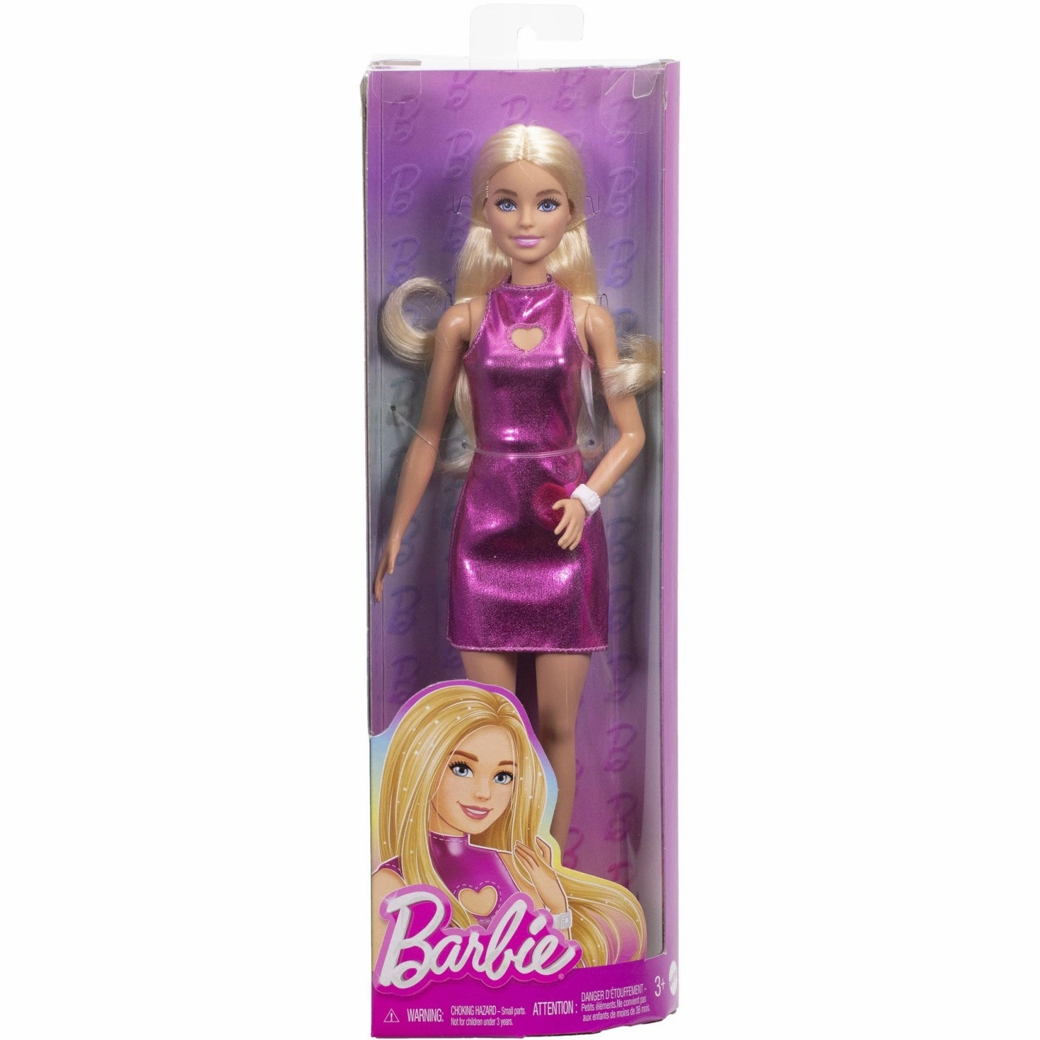 Barbie? Fashionista Doll Pink Dress Heart Cutout