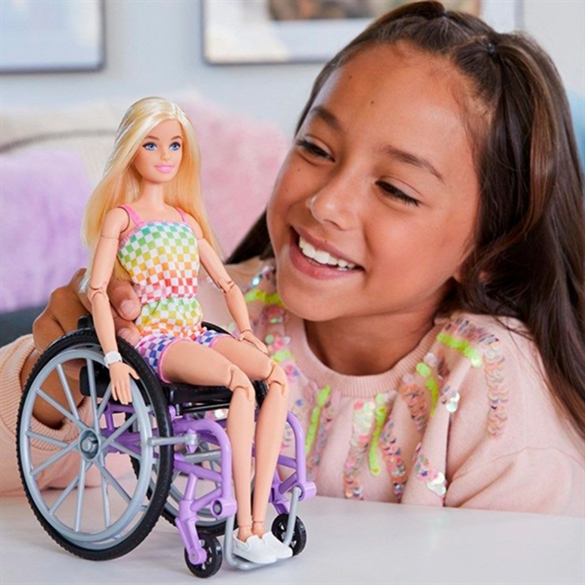 Barbie? Fashionistas? Wheelchair Checkers