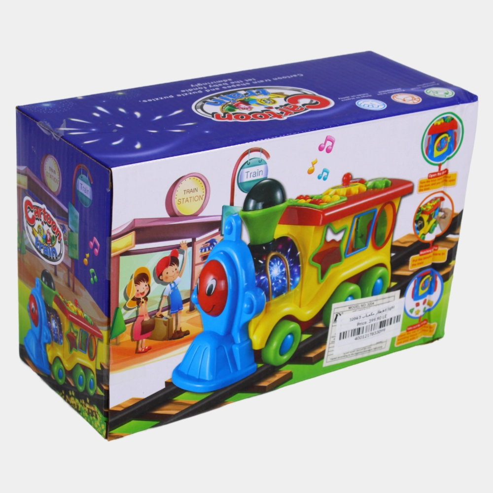 Battery-Powered Train with Light and Sound Effects  Interactive Playtime Fun