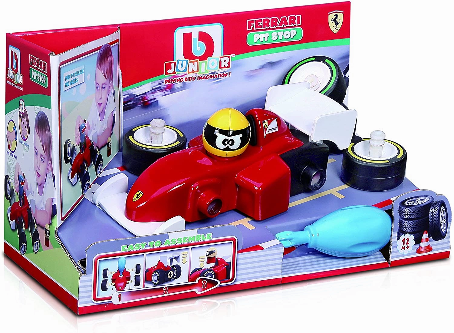 Bb Junior Ferrari Pit Stop F1 - Red
