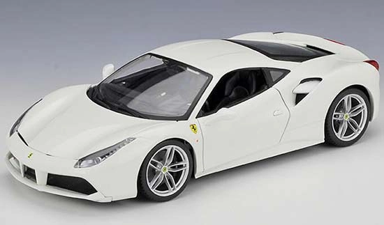 Bburago 1:18 Ferrari R & P Ferrari 488 Gtb - White