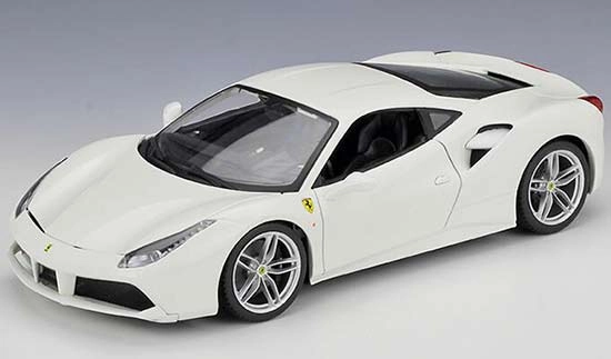 Bburago 1:18 Ferrari R & P Ferrari 488 Gtb - White