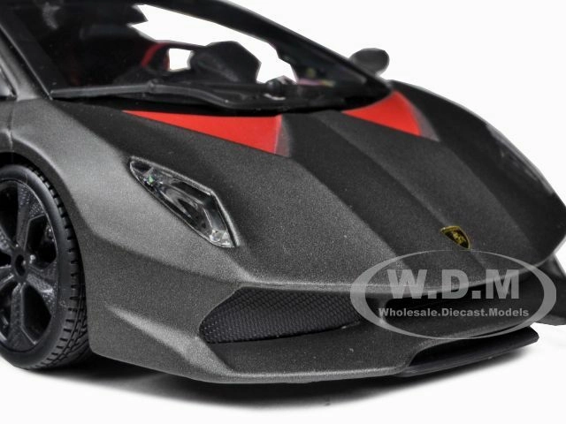 Bburago 1:24 Collezione A W/O Stand Lamborghini Sesto Elemento - Grey