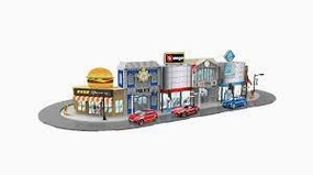 Bburago 1:43 Str. Fire City Deluxe Playset - Multicolor