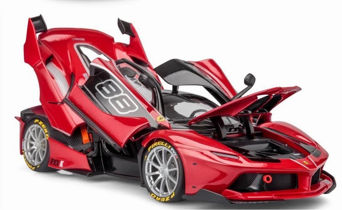 Bburago Die Cast Ferrari FXX-K Signature Series Car 1:18 Scale - Red