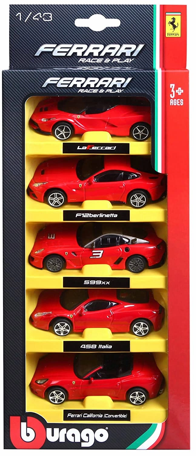 Bburago Ferrari 488 Challenge Die-cast Metal Model Car - Yellow