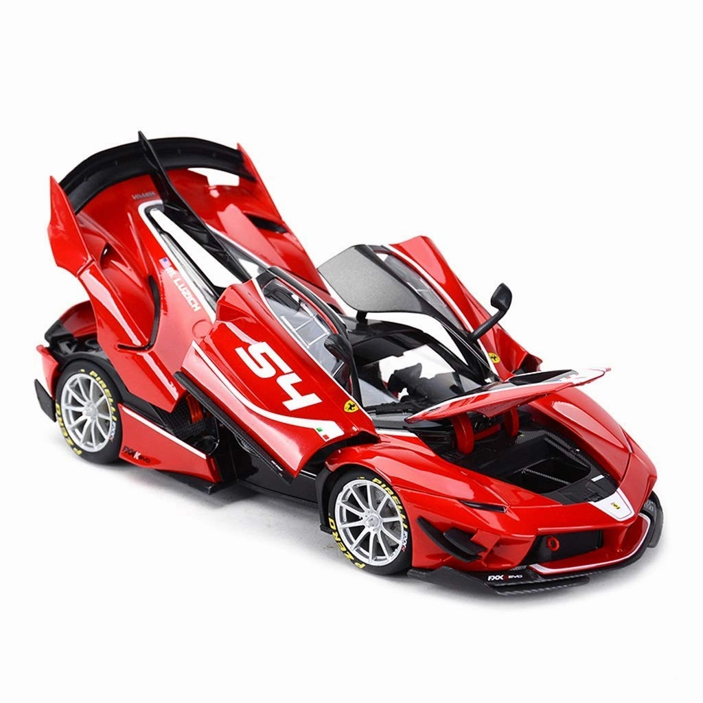 Bburago Ferrari FXX-K EVO 54 Diecast Model Signature Series - Red