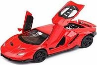 Bburago Lamborghini Aventador Lp750-4 Sv Diecast Metal Model Roadster 1:24  Car - Red