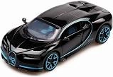 Bburago Maisto Bugatti Chiron Sport 1:18 Diecast Model Car - Black and Red
