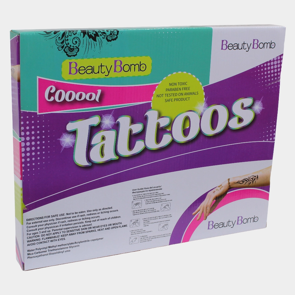 Beauty Bomb Tattoo Set  Multicolor