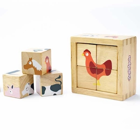 BeginAgain Buddy Blocks - Farm Animals