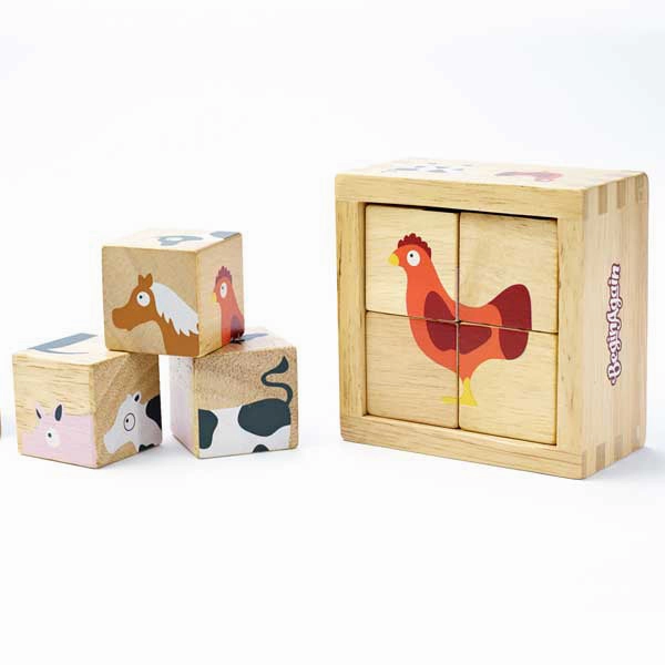 BeginAgain Buddy Blocks - Farm Animals
