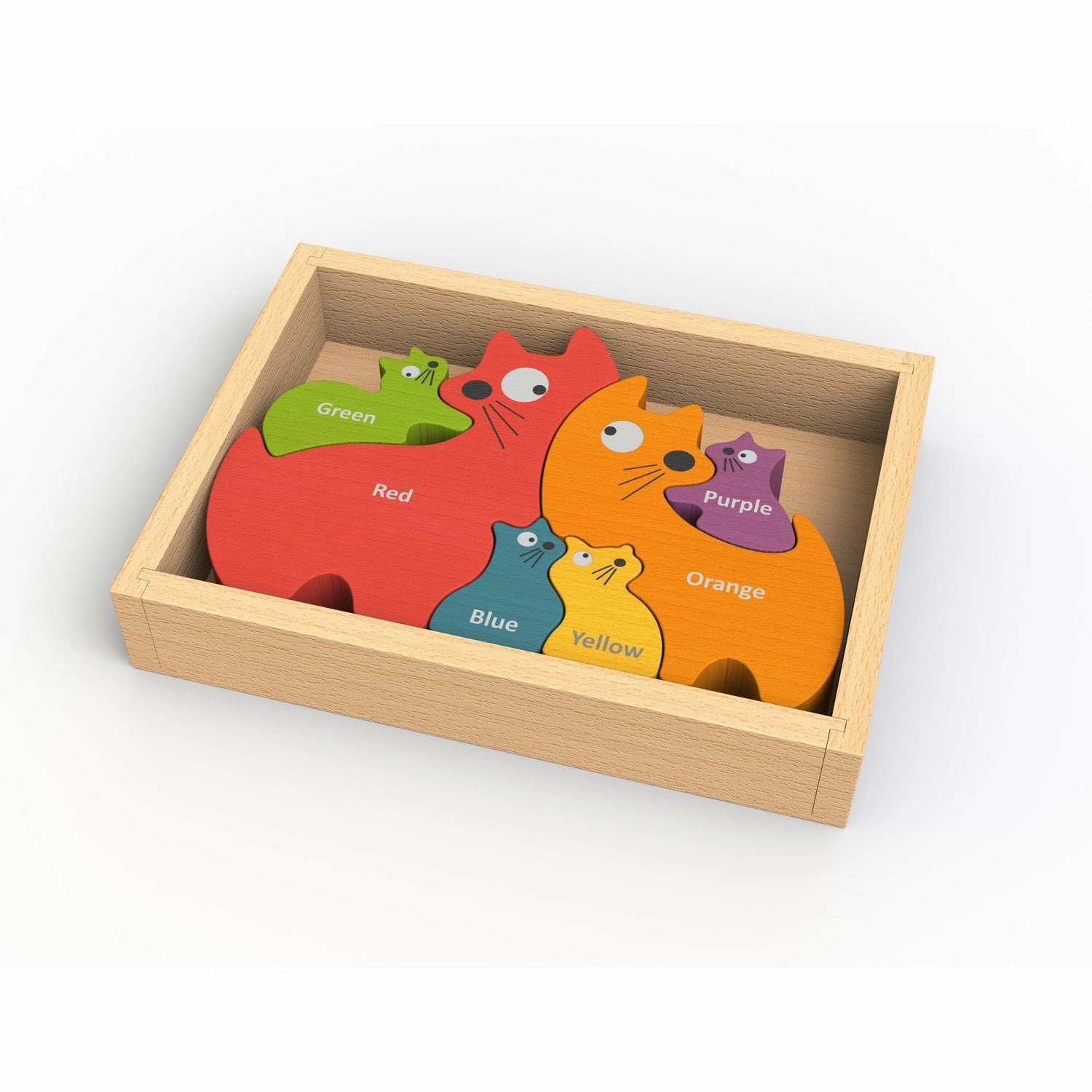 BeginAgain Cat Family Puzzle