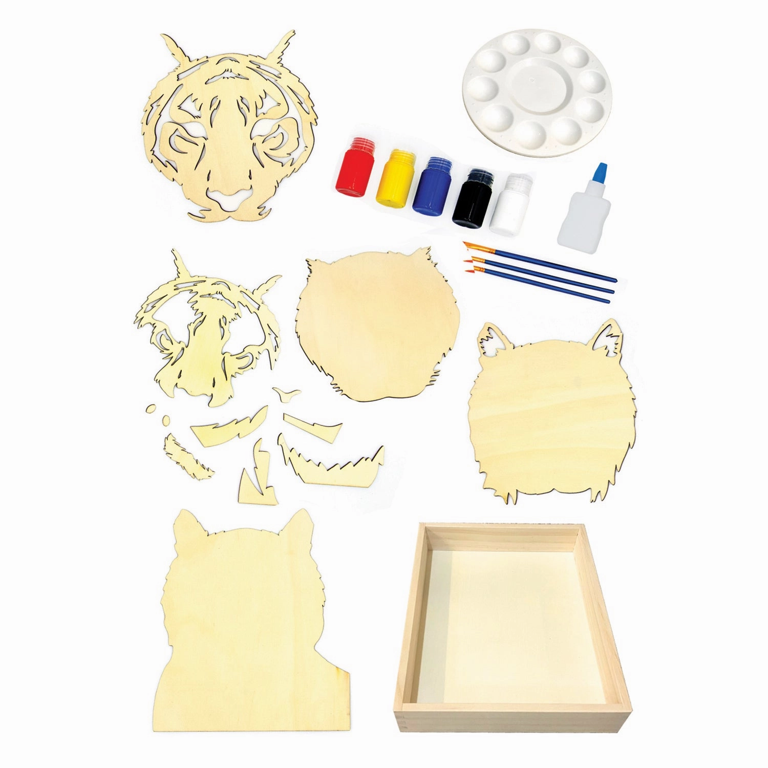 BeginAgain Get Stacked Paint & Puzzle - Bengal Tiger
