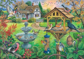 Bird Table - BIG 500 Piece Jigsaw Puzzle
