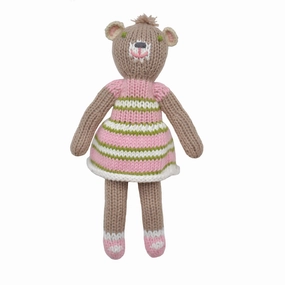 Blabla Kids School Book Girl Bear Rattle