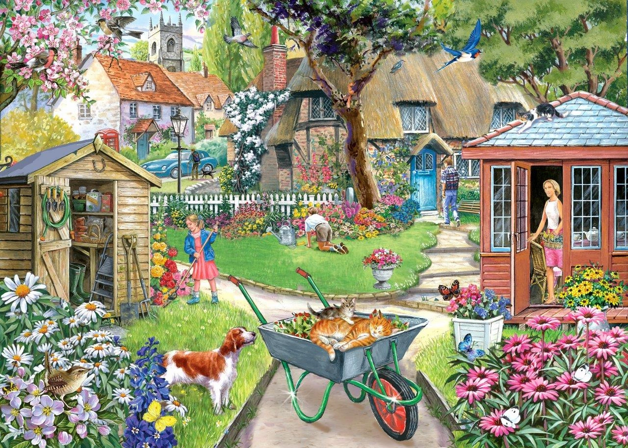 Bloomin' Lovely - BIG 500 Piece Jigsaw Puzzle