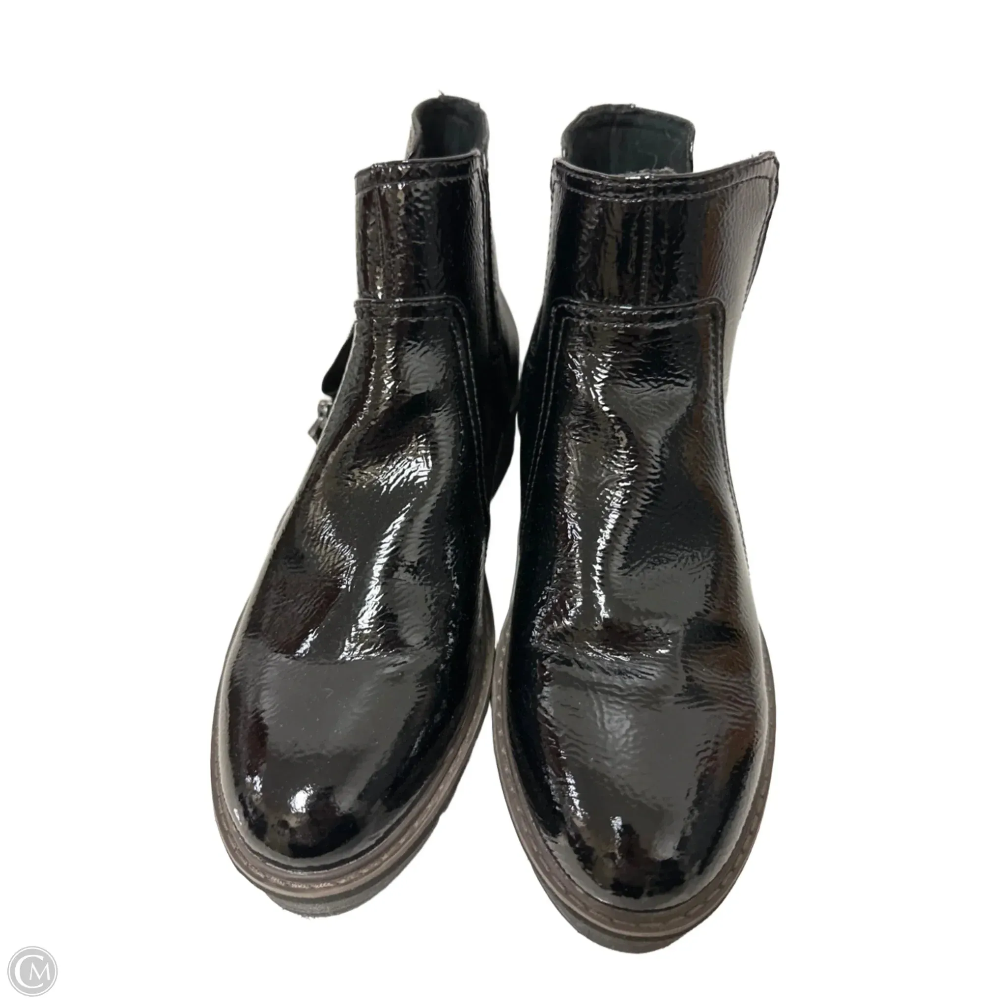 Boots Ankle Flats By Clarks In Black, Size: 8.5 clarks