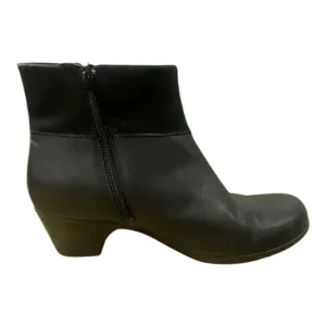 Boots Ankle Heels By Clarks In Black, Size: 10 clarks