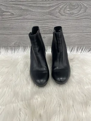 Boots Ankle Heels By Clarks In Black, Size: 8 clarks