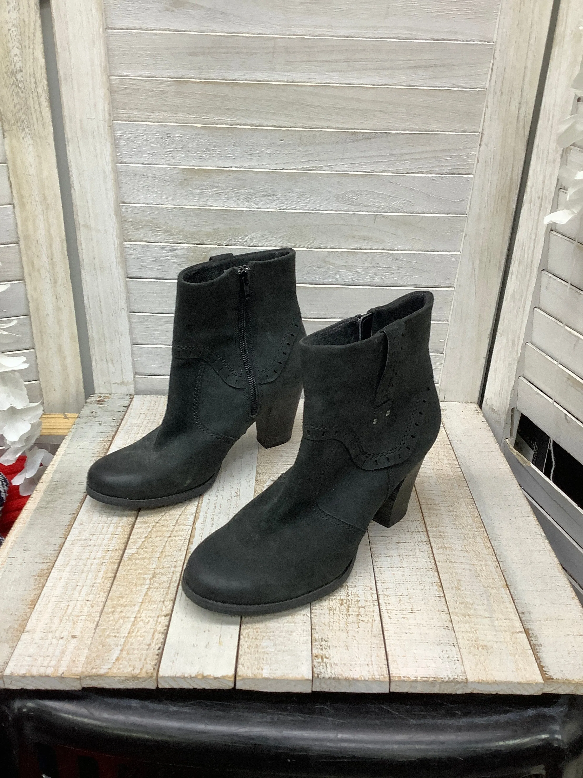 Boots Ankle Heels By Clarks  Size: 8 clarks