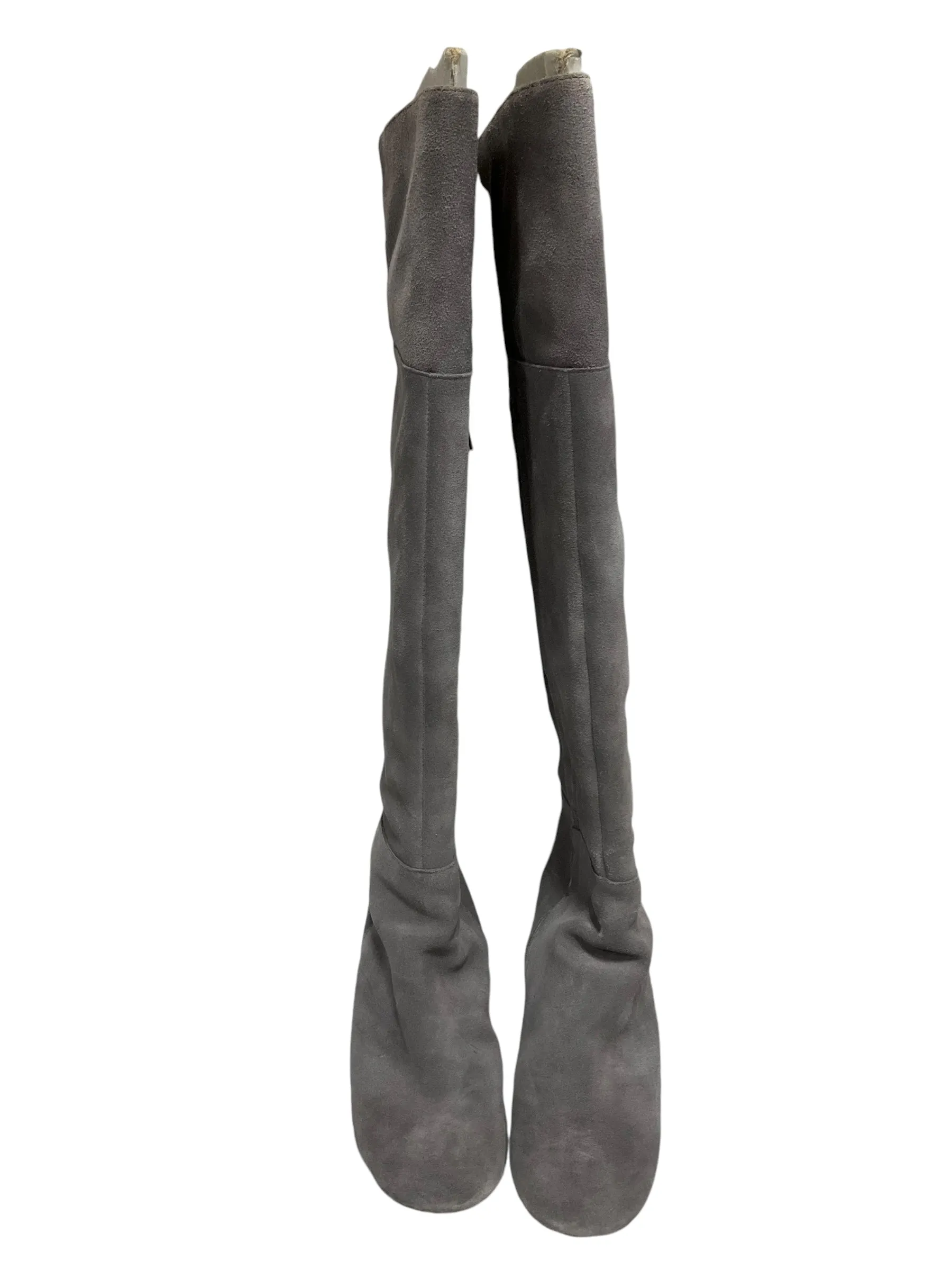 Boots Knee Heels By Clarks In Grey, Size: 8.5 clarks
