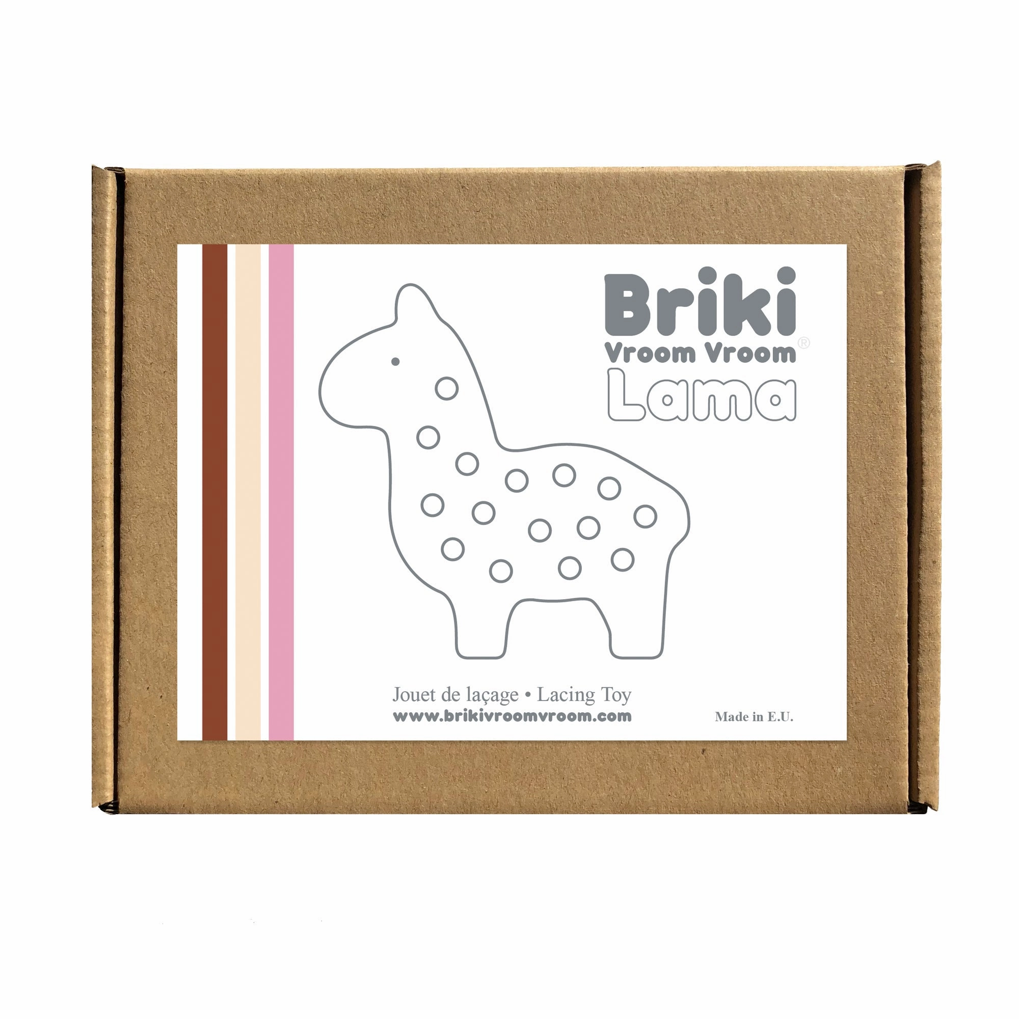 Briki Vroom Vroom Maple Lacing Toy Lama