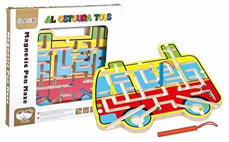 Bus magnetic pen maze