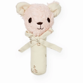 Cam Cam Copenhagen Petite Bear Rattle Coral
