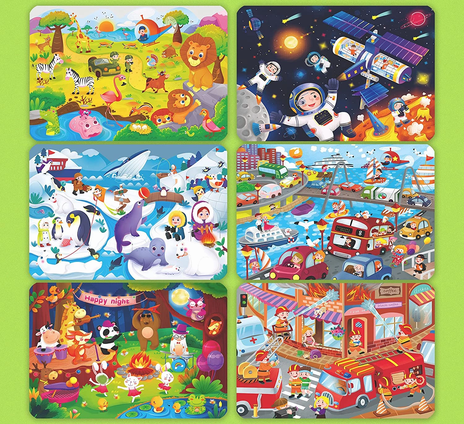 Campfire Night 60Pieces Jigsaw Puzzle