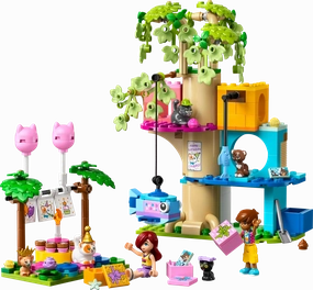 Cat Birthday party & Tree House Lego 42666