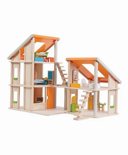 Chalet Dollhouse With Furniture - Plan Toys