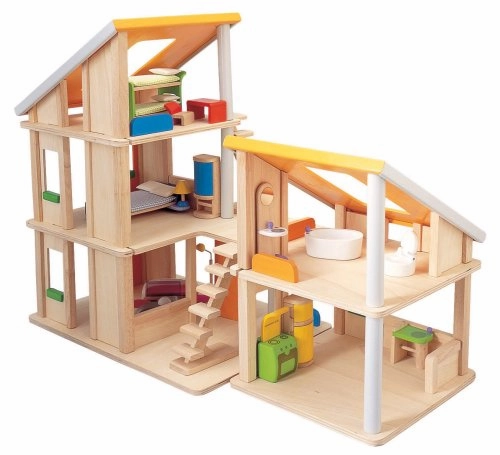 Chalet Dollhouse With Furniture - Plan Toys