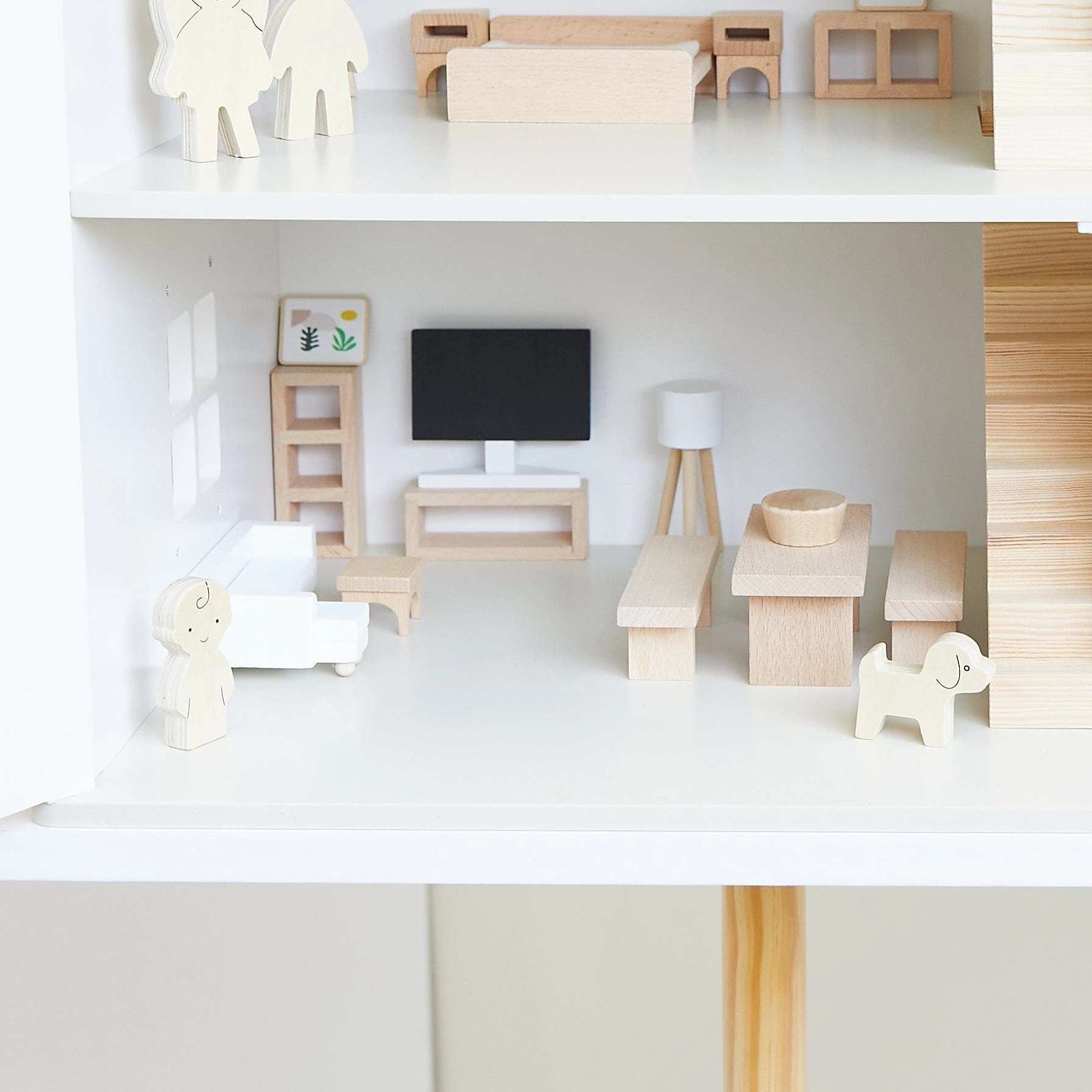 Clara Doll House w/ Family & Furniture Set
