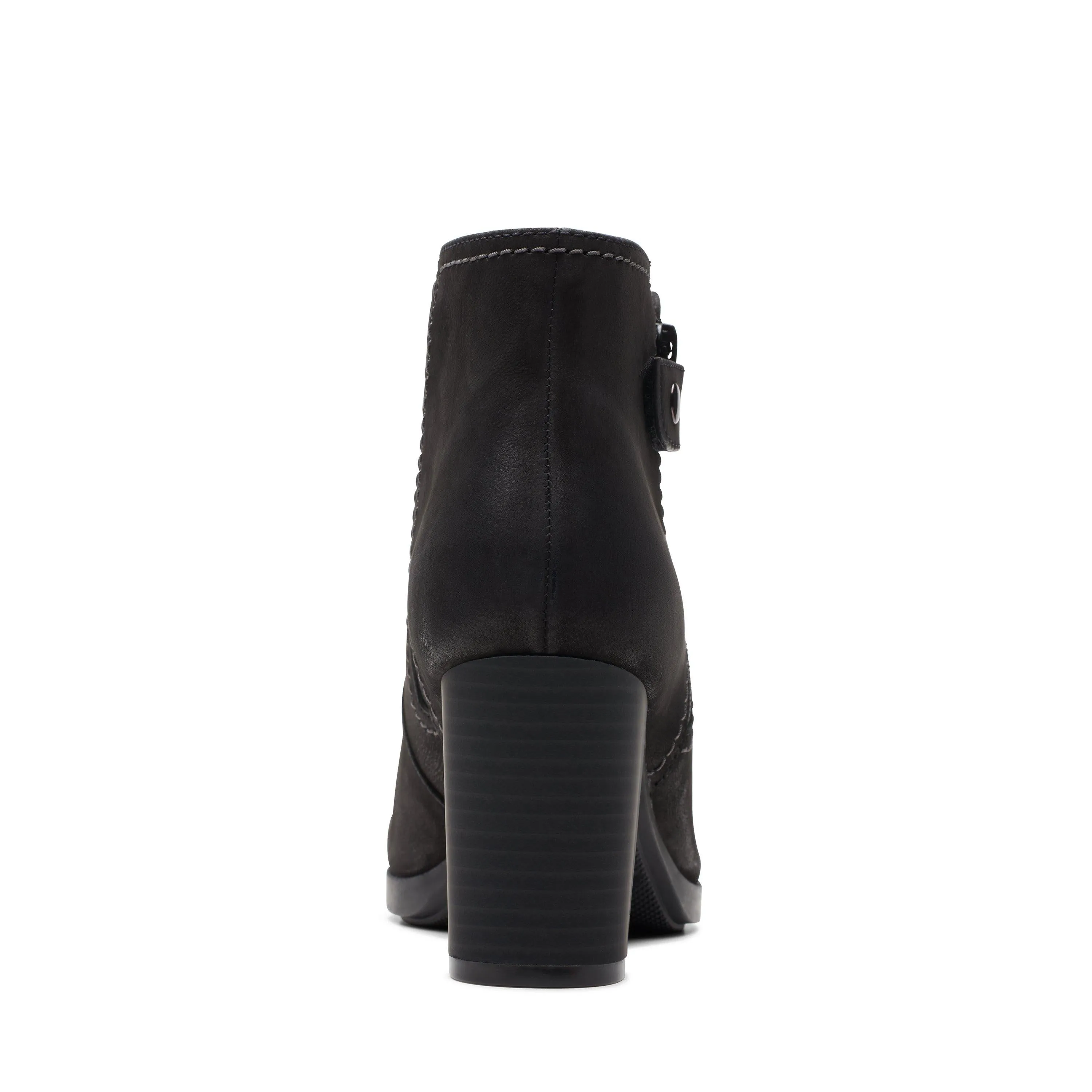 Clarks Bayla Glow in Black Nubuck