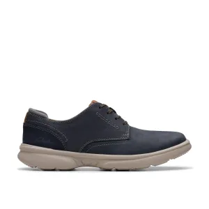 Clarks Bradley Plain in Blue Nubuck