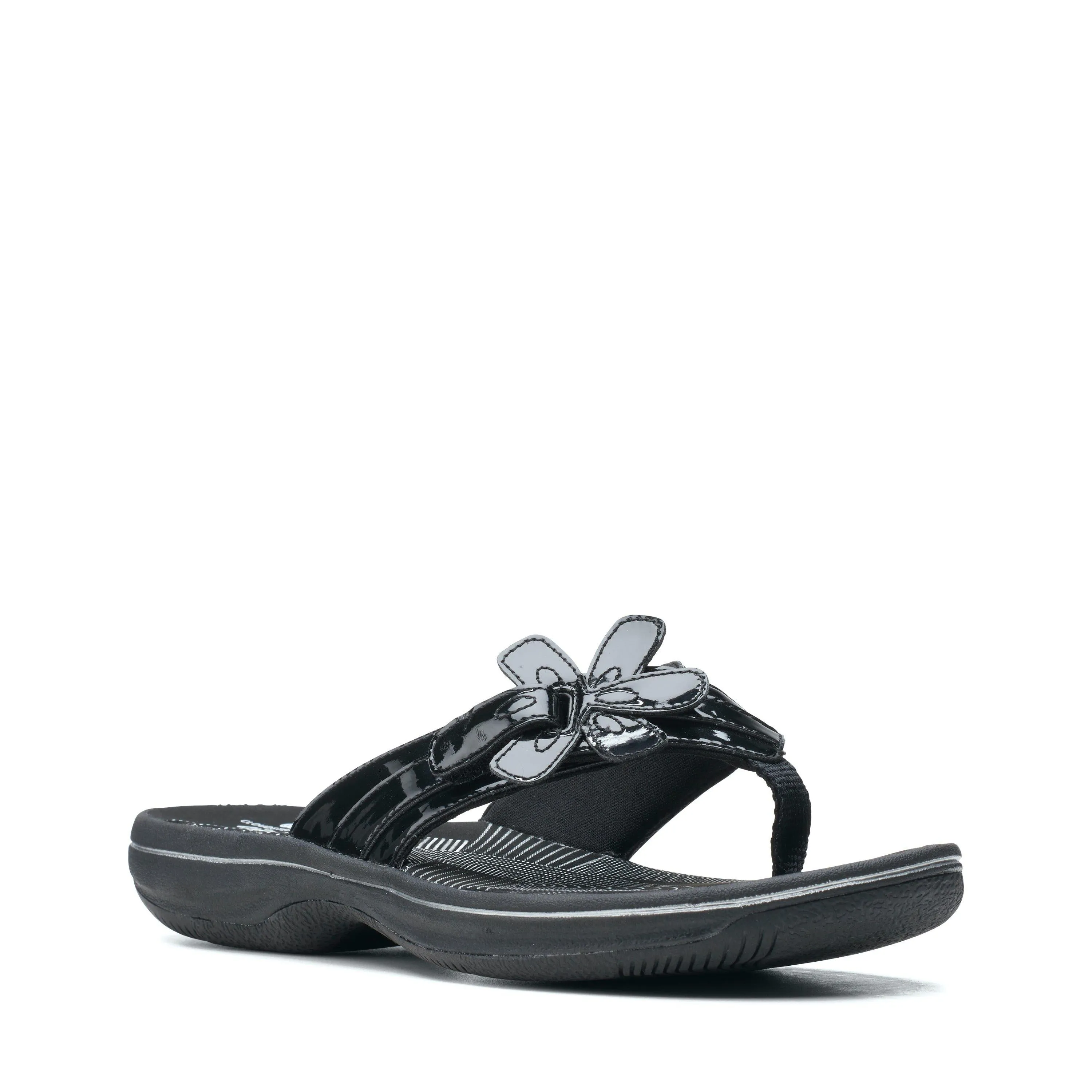 Clarks Brinkley Flora in Black Synthetic
