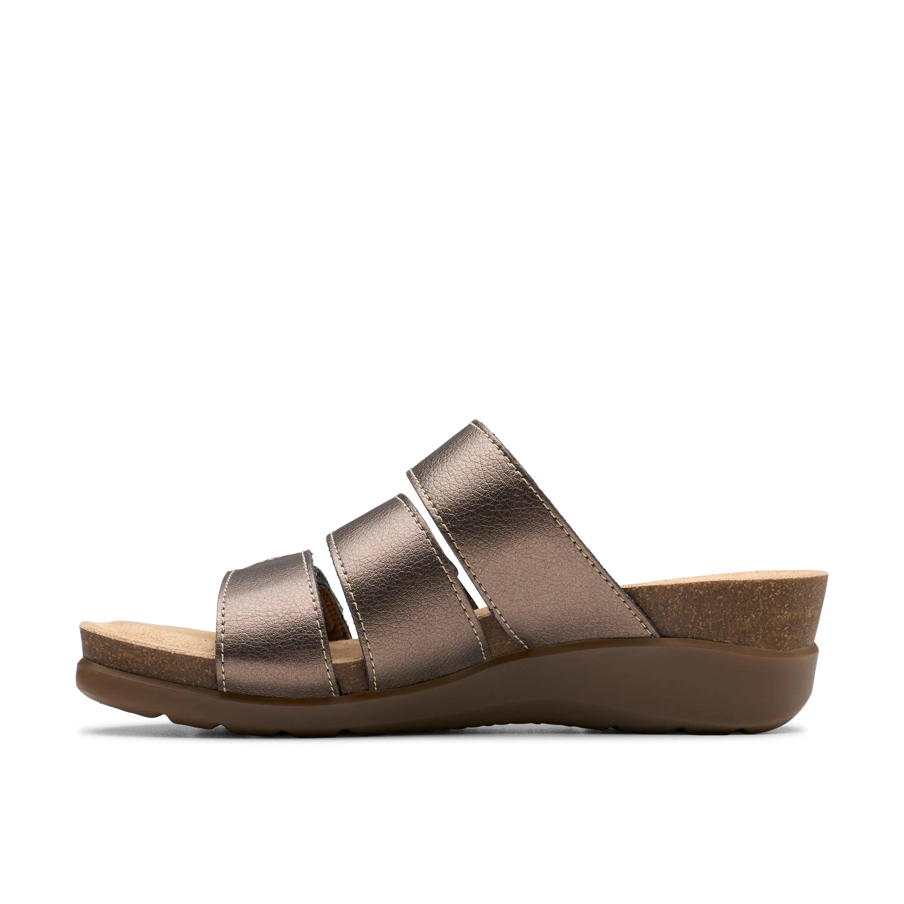Clarks Calenne Lily in Metallic Leather
