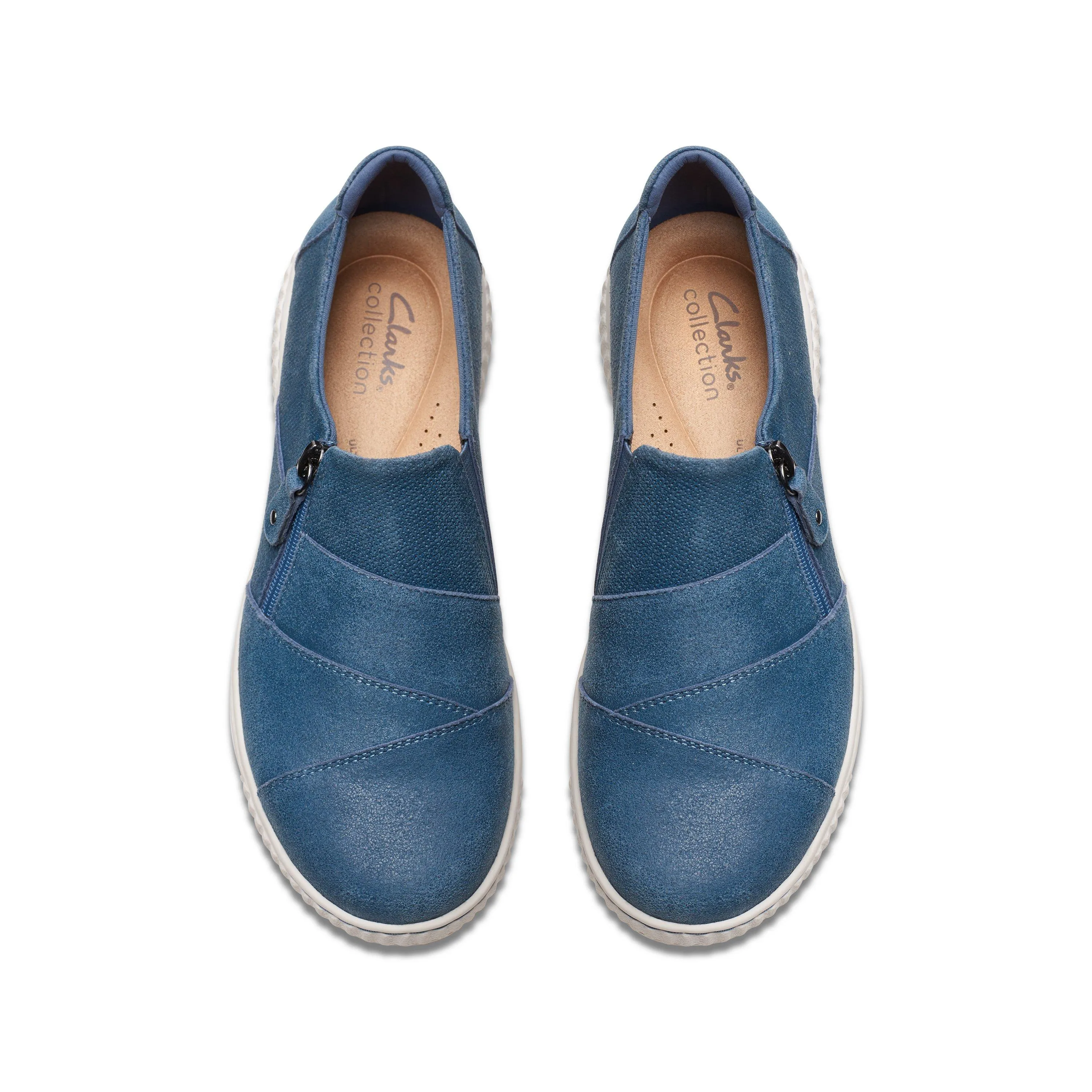 Clarks Caroline Grace in Blue Suede