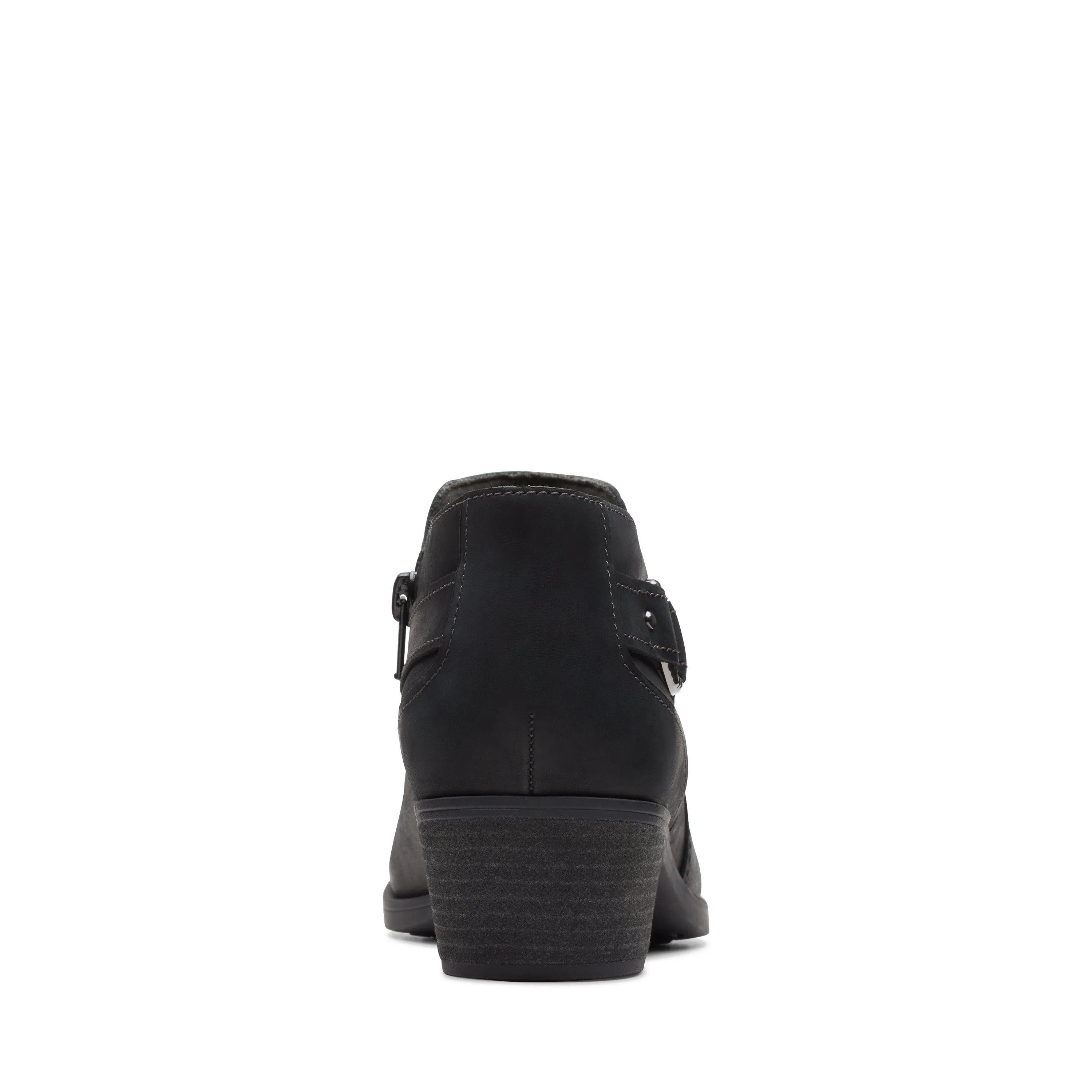 Clarks Charlten Grace in Black Leather