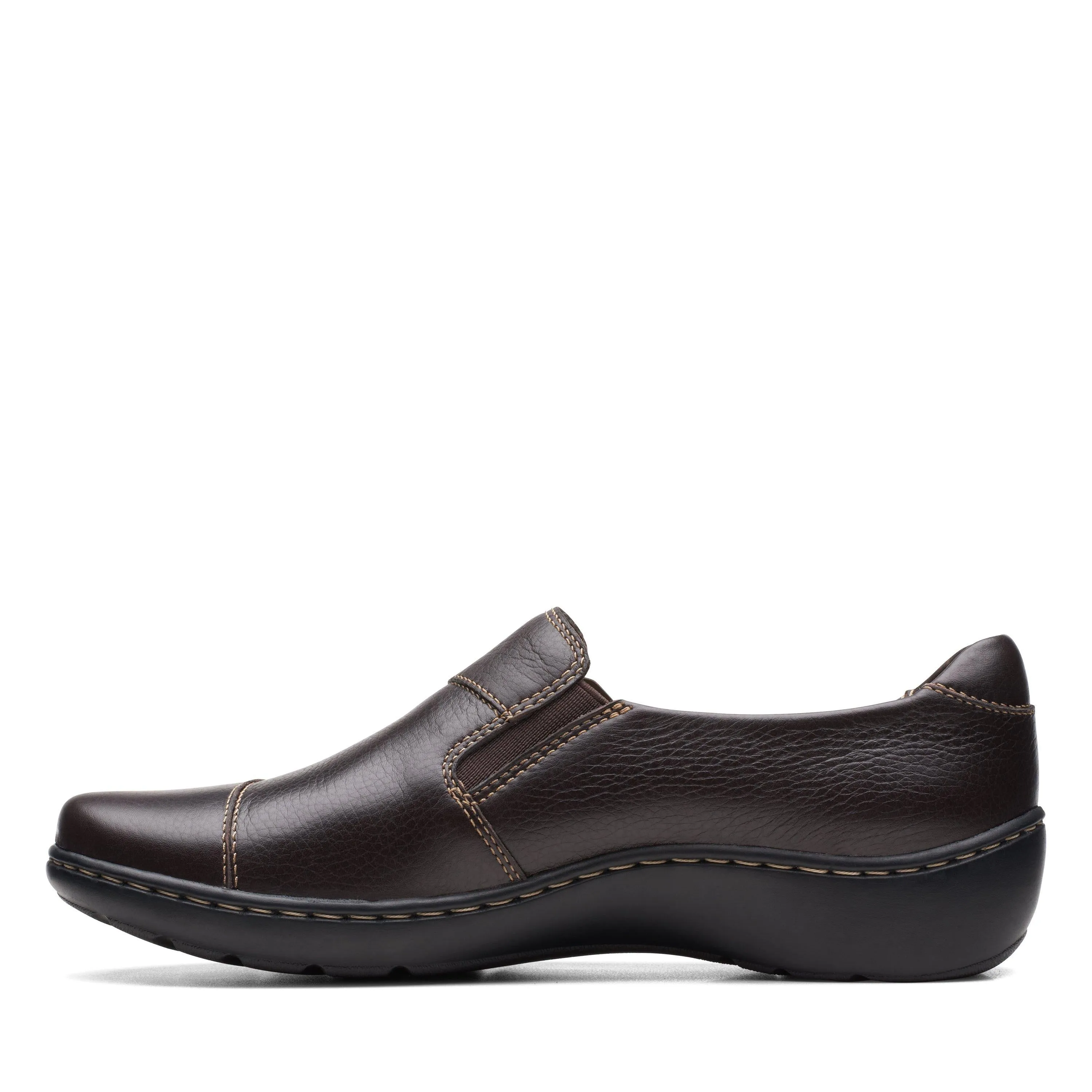 Clarks Cora Harbor in Brown Leather