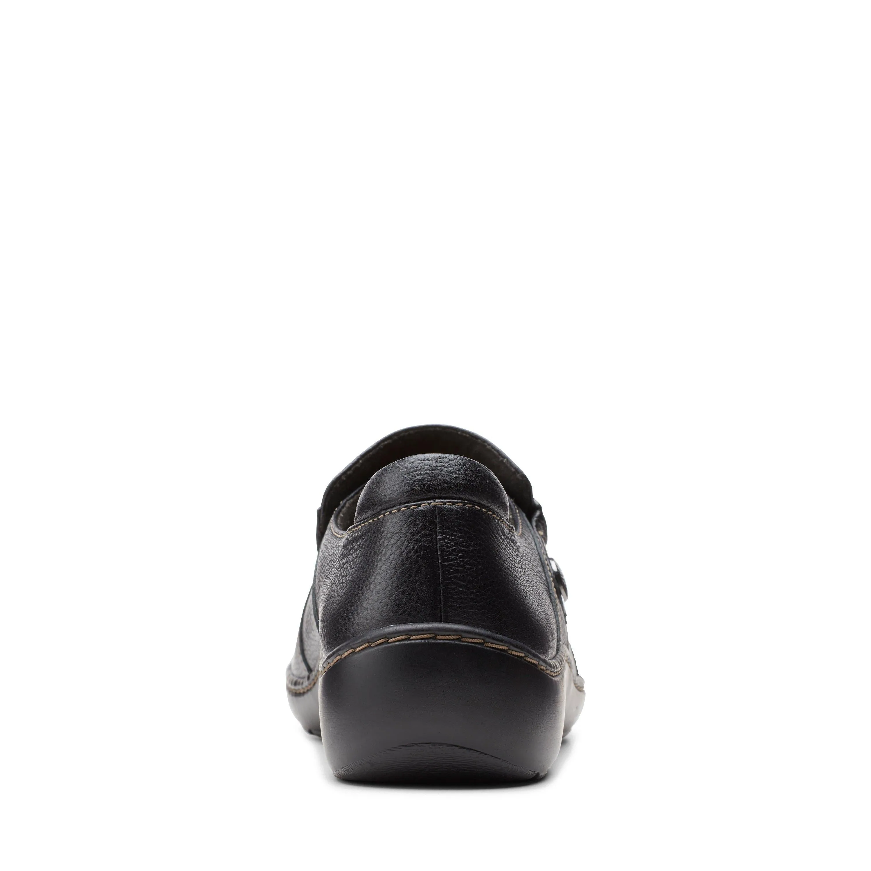 Clarks Cora Poppy in Black Leather